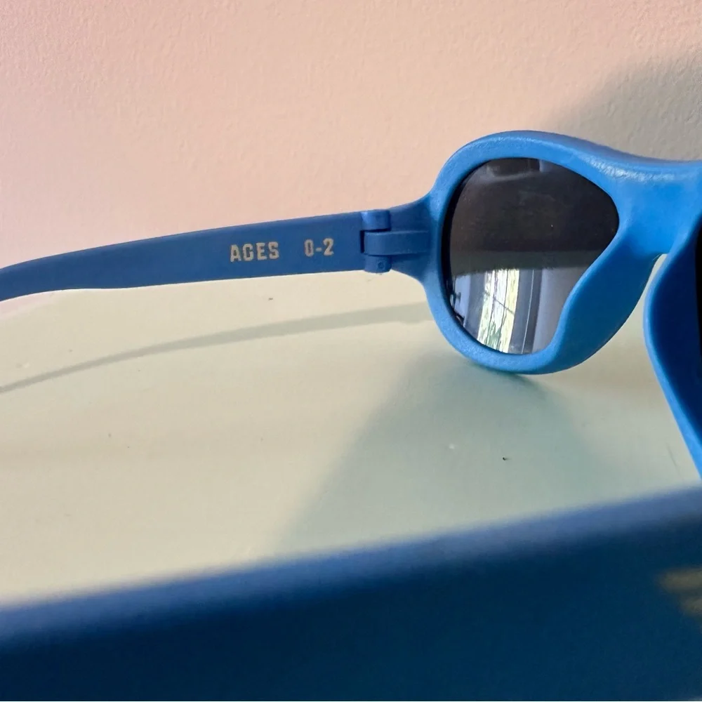 BABIATORS Baby Blue Aviators Sunglasses Kids Aviator Sunglasses AGES 0-2 Summer